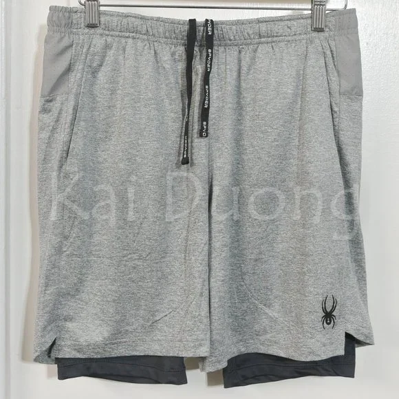 Spyder Men's tech Knit short Black , Gray - Picture 7 of 16